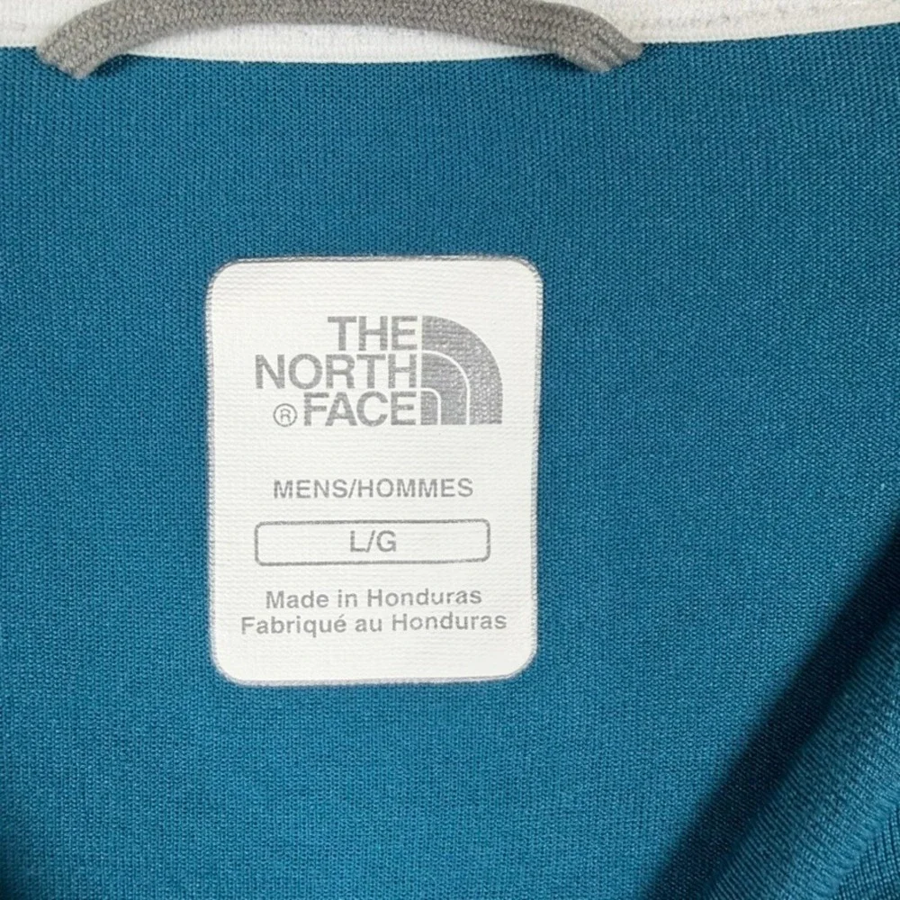 The North Face Mens VaporWick Performance T-Shirt Blue Teal Large RN61661